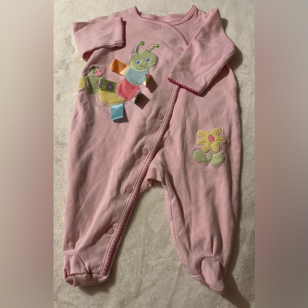 Pink Caterpillar Kids One Piece - Taggies